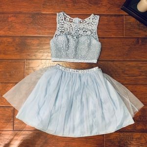 Juniors Blue size 3 Speechless Semi Dress Prom